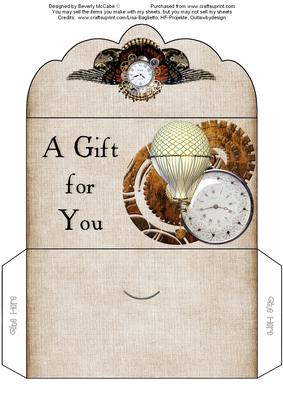 Steampunk Money Wallet