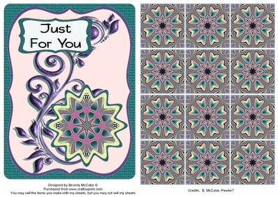 Just for You Tea Bag Floral