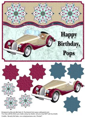 Happy Birthday Pops Roadster