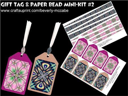 Gift Tags & Paper Beads Mini-kit #2
