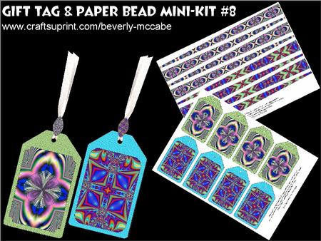 Gift Tags & Paper Beads Mini-kit #8
