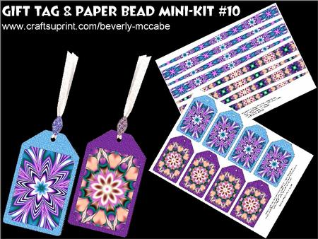 Gift Tags & Paper Beads Mini-kit #10