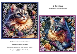 2 Lovely Kitty Toppers