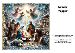 Silent Night Holy Night Topper