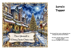 Merry Little Christmas Topper