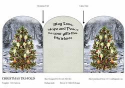 Christmas Tree Tri-fold