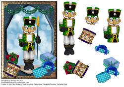 Nutcracker Decoupage Topper
