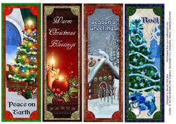 Beautiful Christmas Bookmarks