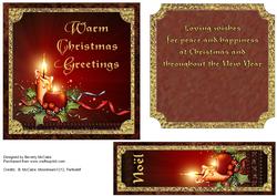 Christmas Topper, Insert & Bookmark