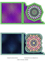 Two Kaleidoscope Note Cards