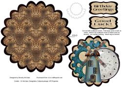 Steampunk Rocker Card