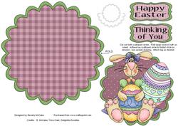 Cute Easter Rocker Card
