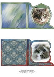 Two Kitty Note Cards