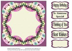 Square Kaleidoscope Topper #1