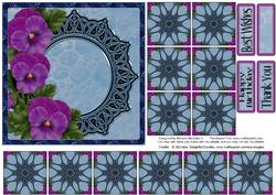Floral Topper & Tea Bag Tiles