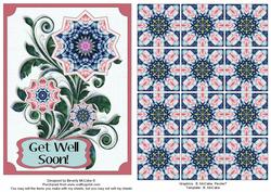 Get Well Soon Tea Bag Tile Bouquet
