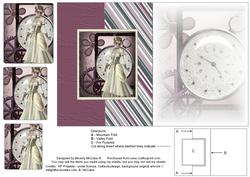 Steampunk Fold Back Card
