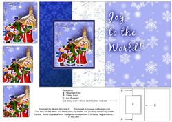 Joy to the World Fold Back Card