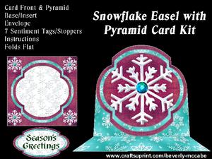 Snowflake Easel Card Kit