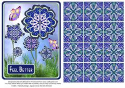 Feel Better Floral & Tea Bag Tiles