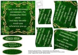 An Irish Blessing Topper with Pyramid