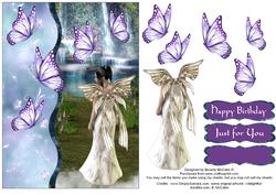 Fairy & Butterflies Topper