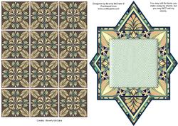 Tea Bag Tiles & Topper - Earth Tones