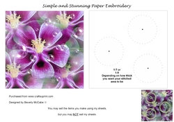 Simple and Stunning Embroidery Topper #4