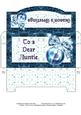 Blue Season's Greetings Money Wallet #9
