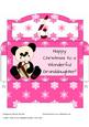 Girl's Happy Christmas Money Wallet #4