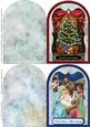 Two Cut & Fold Christmas Quick Cards