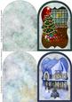 Two Cut & Fold Christmas Quick Cards #2