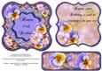 Happy 85th Birthday Topper, Insert & Bookmark