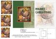 Steampunk Merry Christmas Fold Back