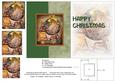Steampunk Happy Christmas Fold Back