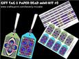 Gift Tags & Paper Beads Mini-kit #8