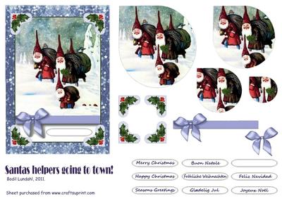 Santas Helpers Going to Town!