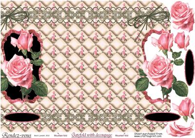 Rendez-vous, Gatefold with Decoupage