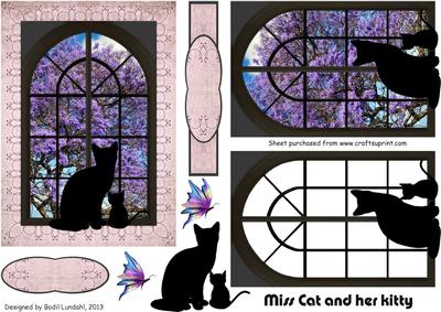 Miss Cat and Her Kitty
