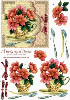 A Lovely Cup of Flowers