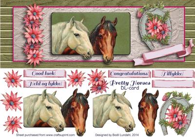Pretty Horses Dl Card