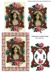 Pretty Girl in Pretty Frame