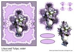 Lilacs and Tulips, Violet