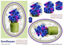 Cornflowers, Easy Made Pyramide