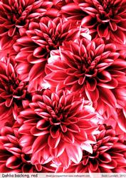 Dahlia Backing, Red