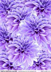 Dahlia Backing, Purple