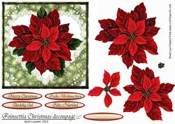 Poinsettia Christmas Decoupage (2)