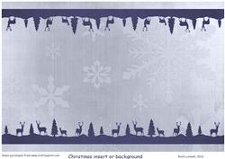 Christmas Insert or Background