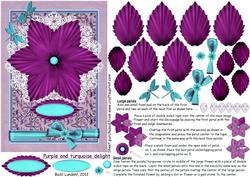 Purple and Turquoise Delight