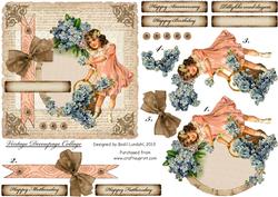 Vintage Decoupage Collage